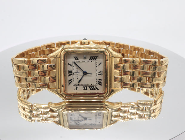 Pre-Owned Cartier Classic Large Panthere Bracelet in 18KY W25014N3