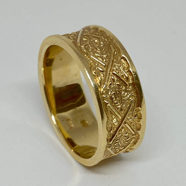 Mark Areias Jewelers Jewellery & Watches Mark Areias Jewelers Handmade Custom Wedding Band Tree of Life 14KY