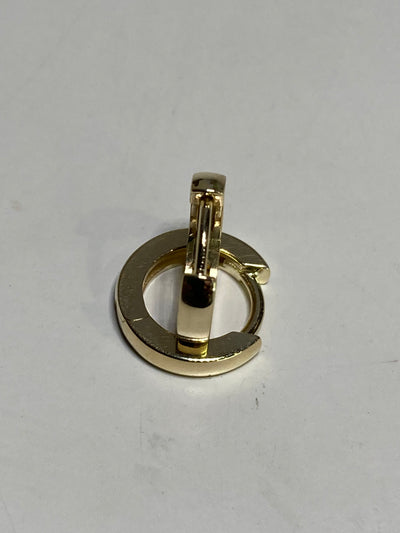 14KY Huggie, 12mm, hinged