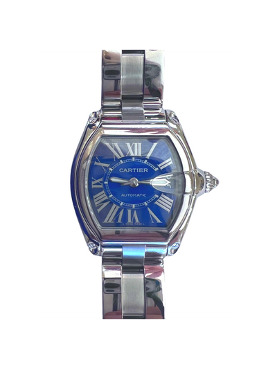 Pre-Owned Cartier Roadster Sapphire Blue Dial 43x38mm Maj1708 Pre-Owned Cartier Roadster Sapphire Blue Dial 43x38mm Maj1708