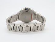 Pre-Owned Cartier Ballon Bleu Steel Dia Dial & AM Dia Bezel 33mm 3489 1.69CTW