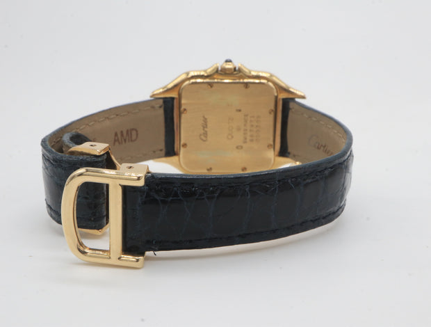 Pre-Owned Cartier Large Panthere 18K Yellow Gold on Strap Qtz ADB 1990's
