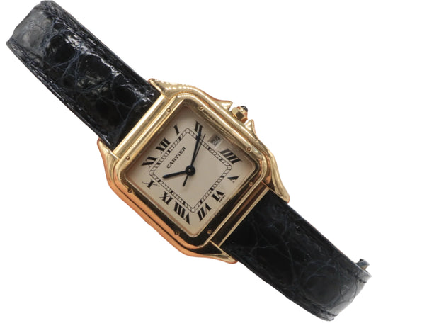 Cartier Panthere, 27mm, Date, Quartz, 18KY