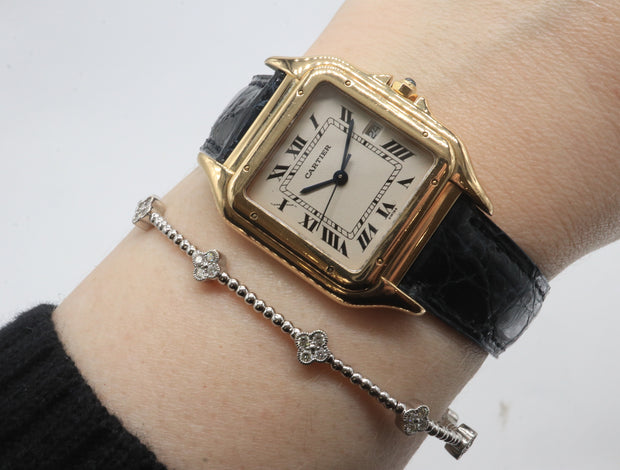 Cartier Panthere, 27mm, Date, Quartz, 18KY
