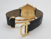 Pre-Owned 18KY Cartier Santos Ronde Chronoreflex Watch on Strap with ADB