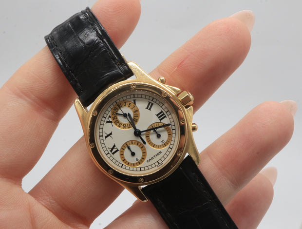 Cartier Santos Ronde Chronoreflex 30mm