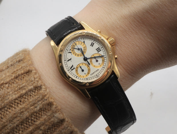 Cartier Santos Ronde Chronoreflex 30mm