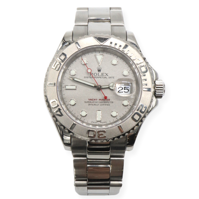 Pre-Owned Rolex Yacht Master Stainless Steel & Platinum 40mm 16622 (AS IS)