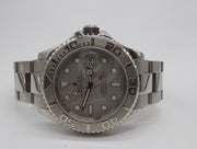 Pre-Owned Rolex Yacht Master Stainless Steel & Platinum 40mm 16622 (AS IS)