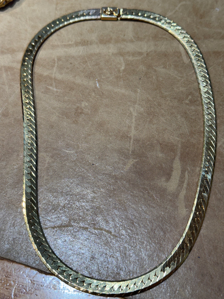 14KY Herringbone chain 16"
