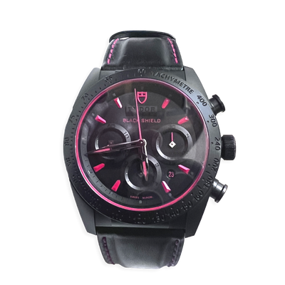 Tudor Fastrider Black Shield Chrono Watch in PVD Steel Complete 2021