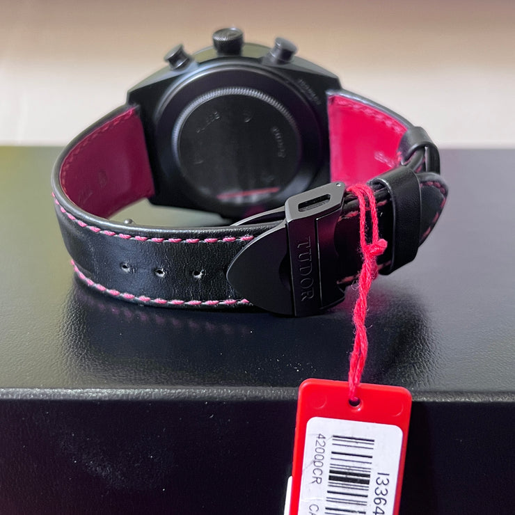 Tudor Fastrider Black Shield Chrono Watch in PVD Steel Complete 2021