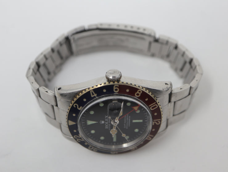 Vintage Rolex GMT-Master 6542 "Pepsi" Red & Blue Bakelite Bezel 38mm 1957