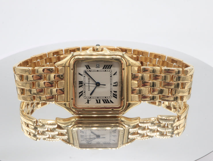 Pre-Owned Cartier Classic Large Panthere Bracelet in 18KY W25014N3