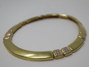 De Vroomen One Off Piece Diamond Hammered Necklace 3.60CTW 18KY