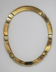 De Vroomen One Off Piece Diamond Hammered Necklace 3.60CTW 18KY