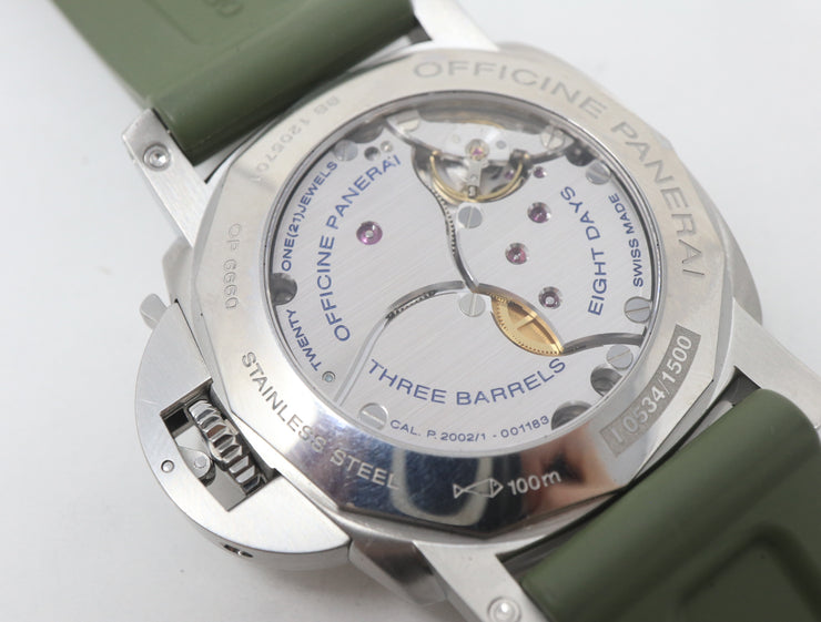 Pre-Owned Panerai Luminor 1950 8 Days GMT "DOT" Dial PAM 233 Complete