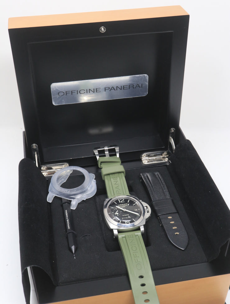 Pre-Owned Panerai Luminor 1950 8 Days GMT "DOT" Dial PAM 233 Complete