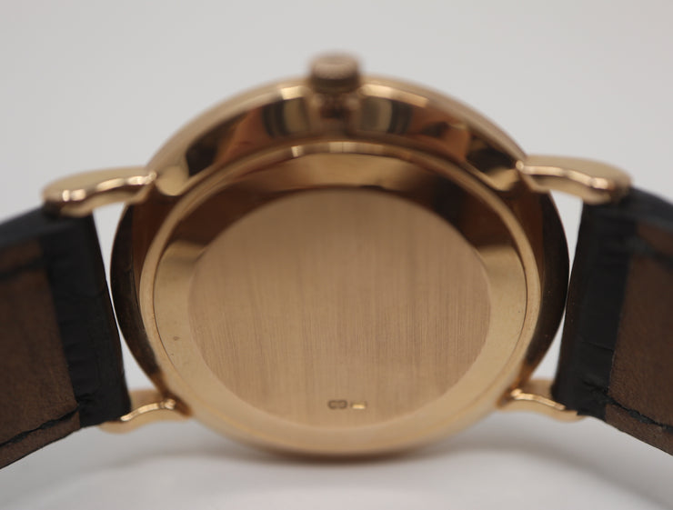 Pre-Owned Patek Philippe Calatrava Rose Gold Hobnail 33mm Manual Wind on Strap 3919R