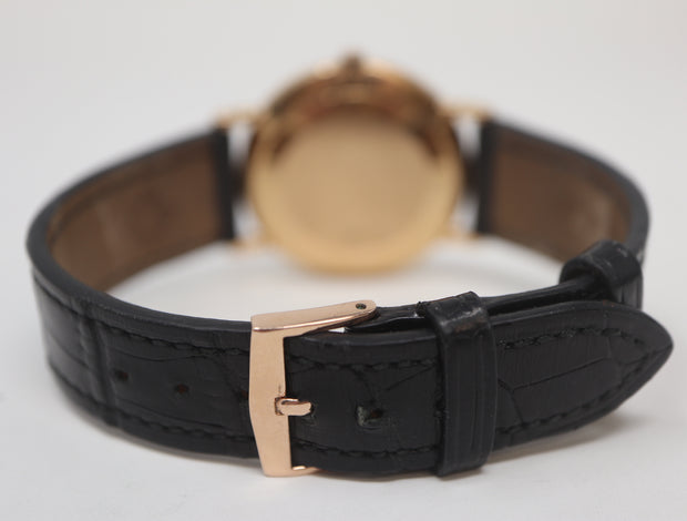 Pre-Owned Patek Philippe Calatrava Rose Gold Hobnail 33mm Manual Wind on Strap 3919R