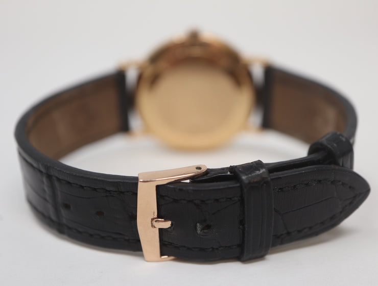 Pre-Owned Patek Philippe Calatrava Rose Gold Hobnail 33mm Manual Wind on Strap 3919R