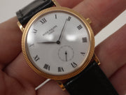 Pre-Owned Patek Philippe Calatrava Rose Gold Hobnail 33mm Manual Wind on Strap 3919R