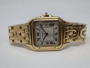 Pre-Owned Cartier Large Panthere "Art Deco" Bracelet in 18KY W25014N3