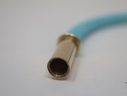 14K 16" Turquoise Beaded Twisted Woven Necklace 14KY Magnetic Clasp