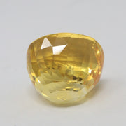 GIA Certified Rare 40.11 Carat Loose Untreated Natural Cushion Yellow Sapphire