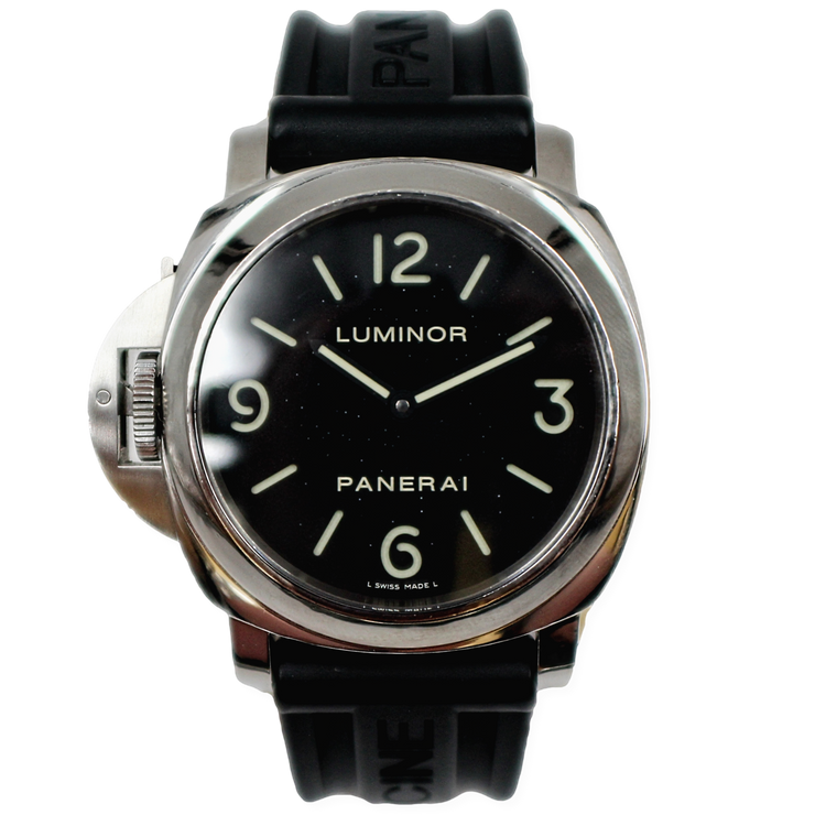 Pre-Owned Panerai "Lefty" Luminor 2009 On Rubber Strap With Box & Papers 44mm Pre-Owned