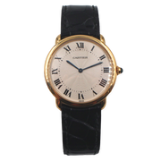 Pre-Owned Cartier Ronde Louis Watch in 18K Gold on Strap