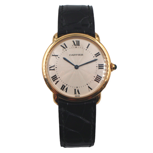 Pre-Owned Cartier Ronde Louis Watch in 18K Gold on Strap