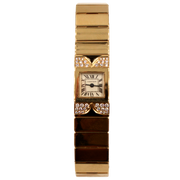 Pre-Owned Cartier Tank Lingot Art Deco 1994 Ivory Color Dial 18K 14mm