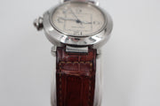 Pre-Owned Cartier Pasha 2005 Date Stainless Steel 35mm Pre-Owned