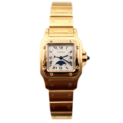 Pre-Owned Cartier Santos Galbee Moonphase Small 24MM