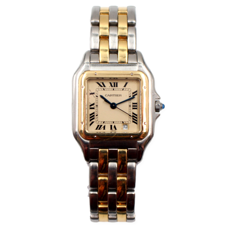 Pre-Owned Cartier Panthere Medium 1998 Two Tone 27mm