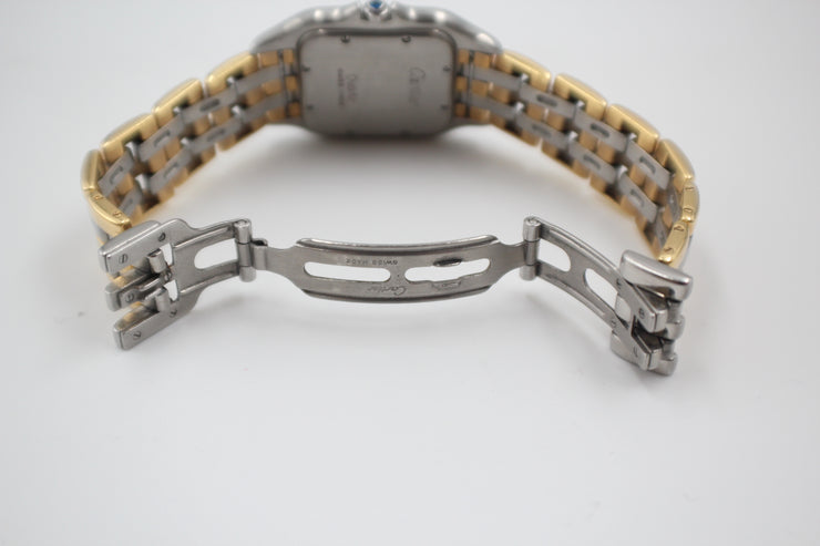 Pre-Owned Cartier Jumbo Panthere 3-Row Am Dia. Steel & 18Ky 29Mm