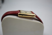 Pre-Owned Cartier Must De Tank 1990s Paris Edition Gold Over Silver 20x30mm Pre-Owned