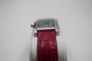 Pre-Owned Cartier Tank Americaine Small 18K With Satin Strap 19x34mm Pre-Owned