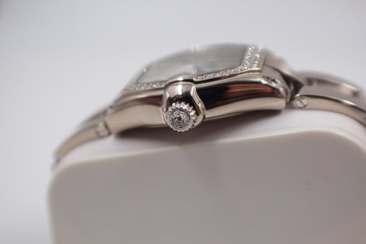 Pre-Owned Cartier Roadster Small 2006 Factory Diamonds 32x37mm Pre-Owned