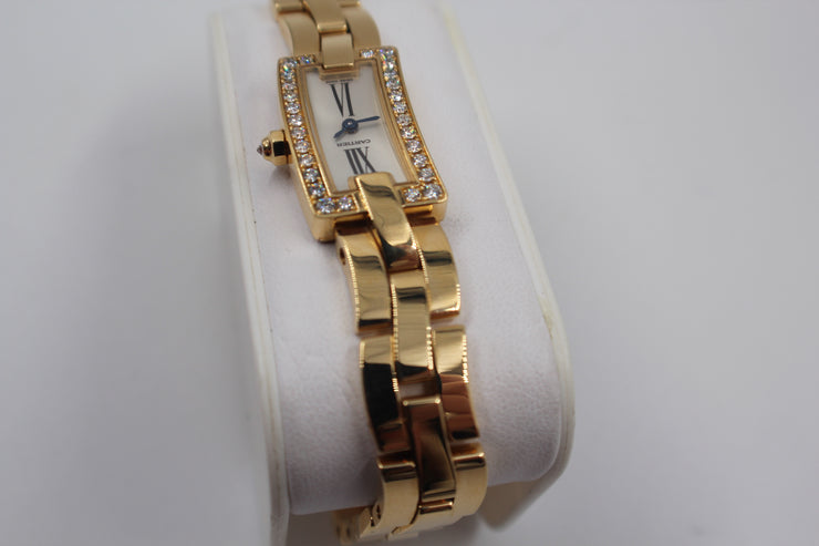 Pre-Owned Cartier Ballerine 2007 Factory Diamonds 24x14mm Pre-Owned