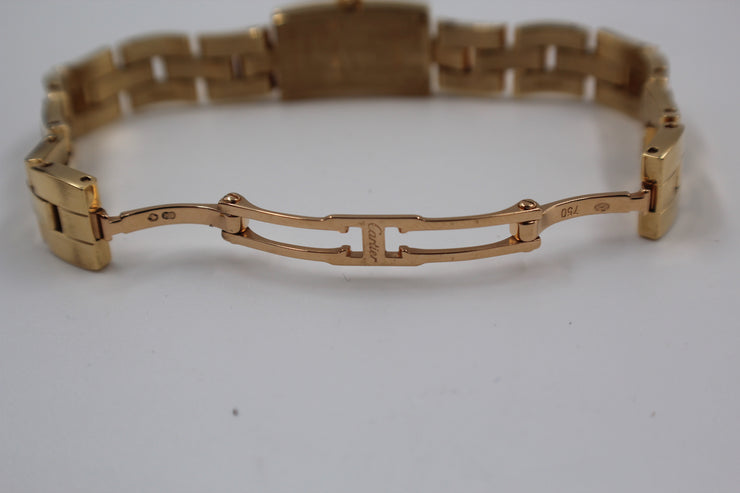 Pre-Owned Cartier Ballerine 2007 Factory Diamonds 24x14mm Pre-Owned
