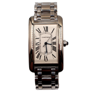 Pre-Owned Cartier Tank Americaine Large 2010 18K With Date 26X45mm Pre-Owned