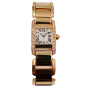 Pre-Owned Cartier Tankissamee 2005 Factory Diamonds 20x29mm Pre-Owned