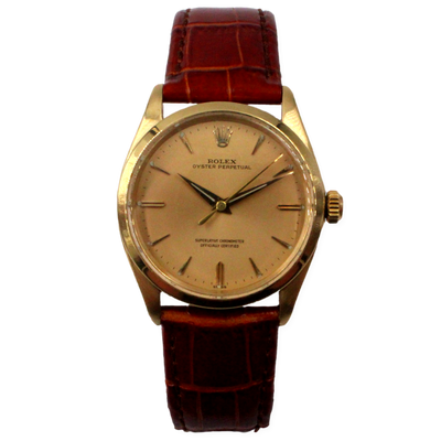 Rolex Oyster Perpetual Superlative Chronometer 1960s 14K 34mm Pre-Owned