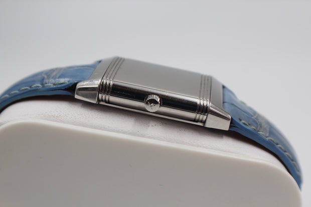 Pre-Owned Jaeger-LeCoultre Reverso Ladies 2007 Single Face In Steel 20x33mm Pre-Owned