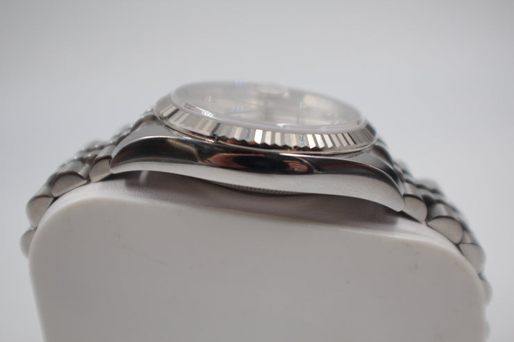 Rolex DateJust 2018 Factory Diamond Dial 36mm Pre-Owned