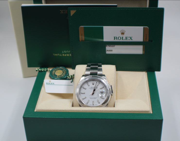 Rolex Datejust 2004 Smooth Bezel Stainless Steel 41mm Pre-Owned