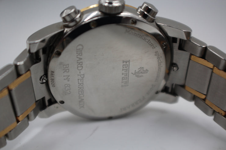 Pre-Owned Girard Perregaux Ferrari Chronograph 2000s 18K Rose Gold & Steel 38mm Pre-Owned