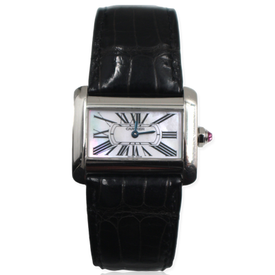 Pre-Owned Cartier Tank Divan 2000s Stainless Steel 32 x 25mm Pre-Owned